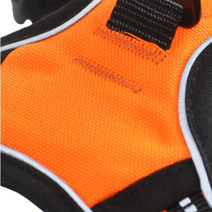 Heel Harness adjustable dog walking training vest.