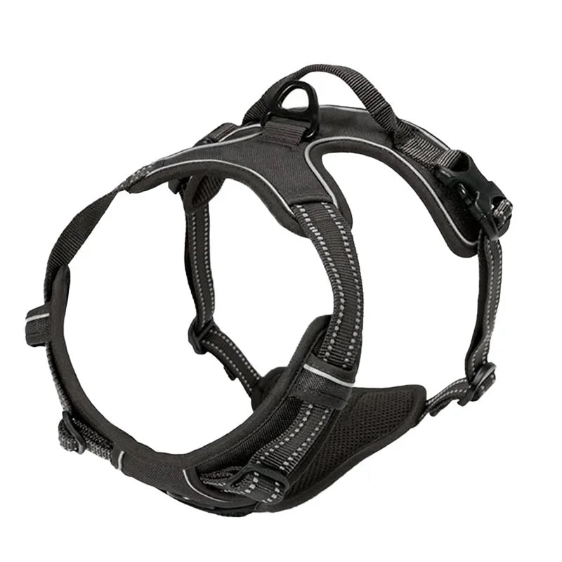 Heel Harness adjustable dog walking training vest.